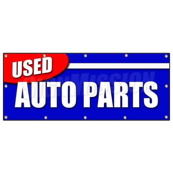 USED AUTO PARTS BANNER SIGN all makes junkyard junk yard you pick pull